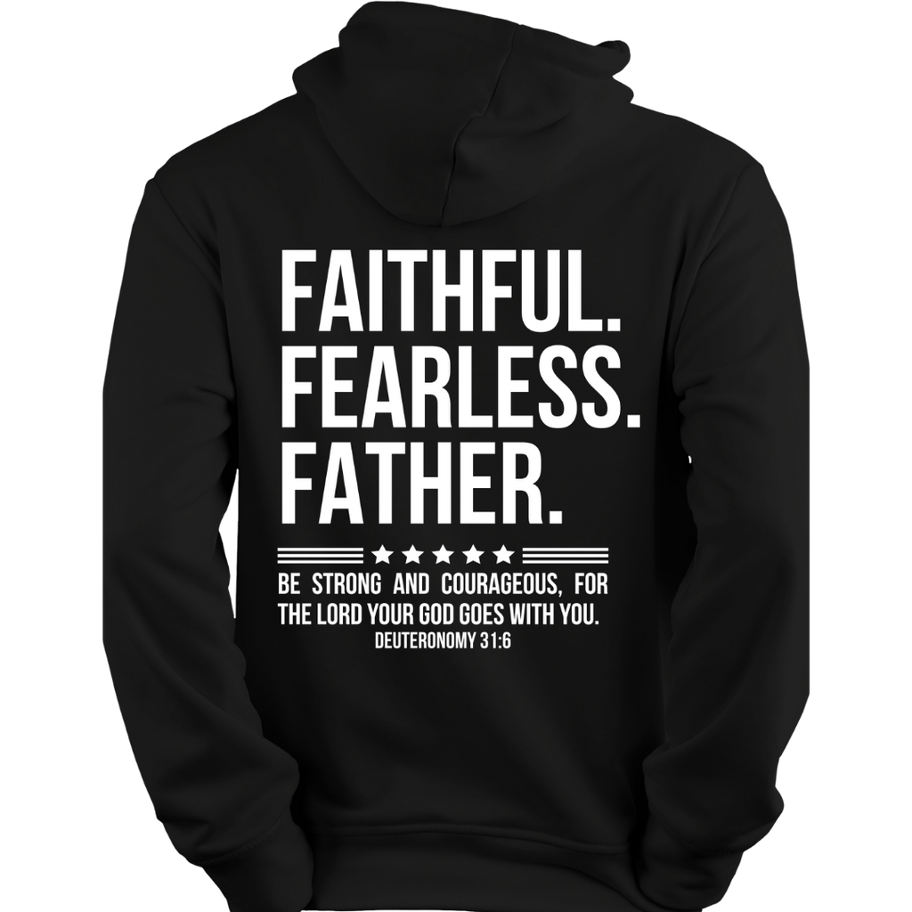 Faithful Father Hoodie - Black Back