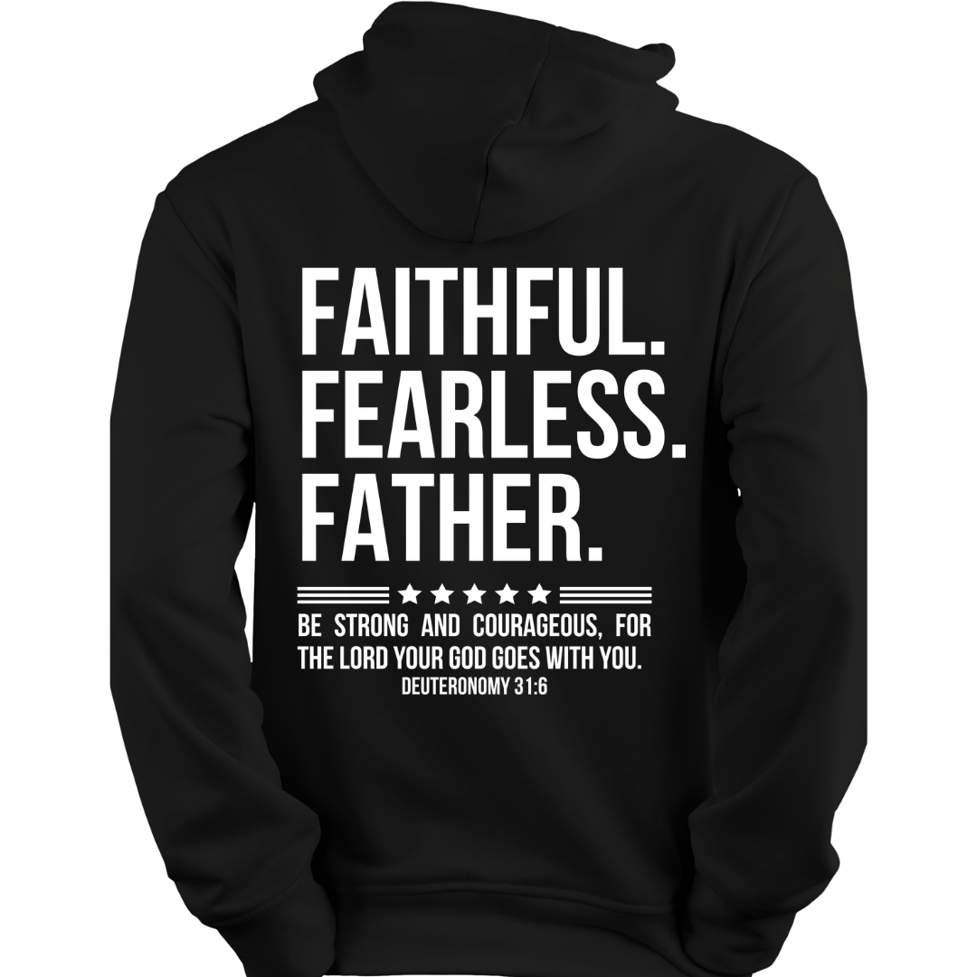 Faithful Father Hoodie - Black Back