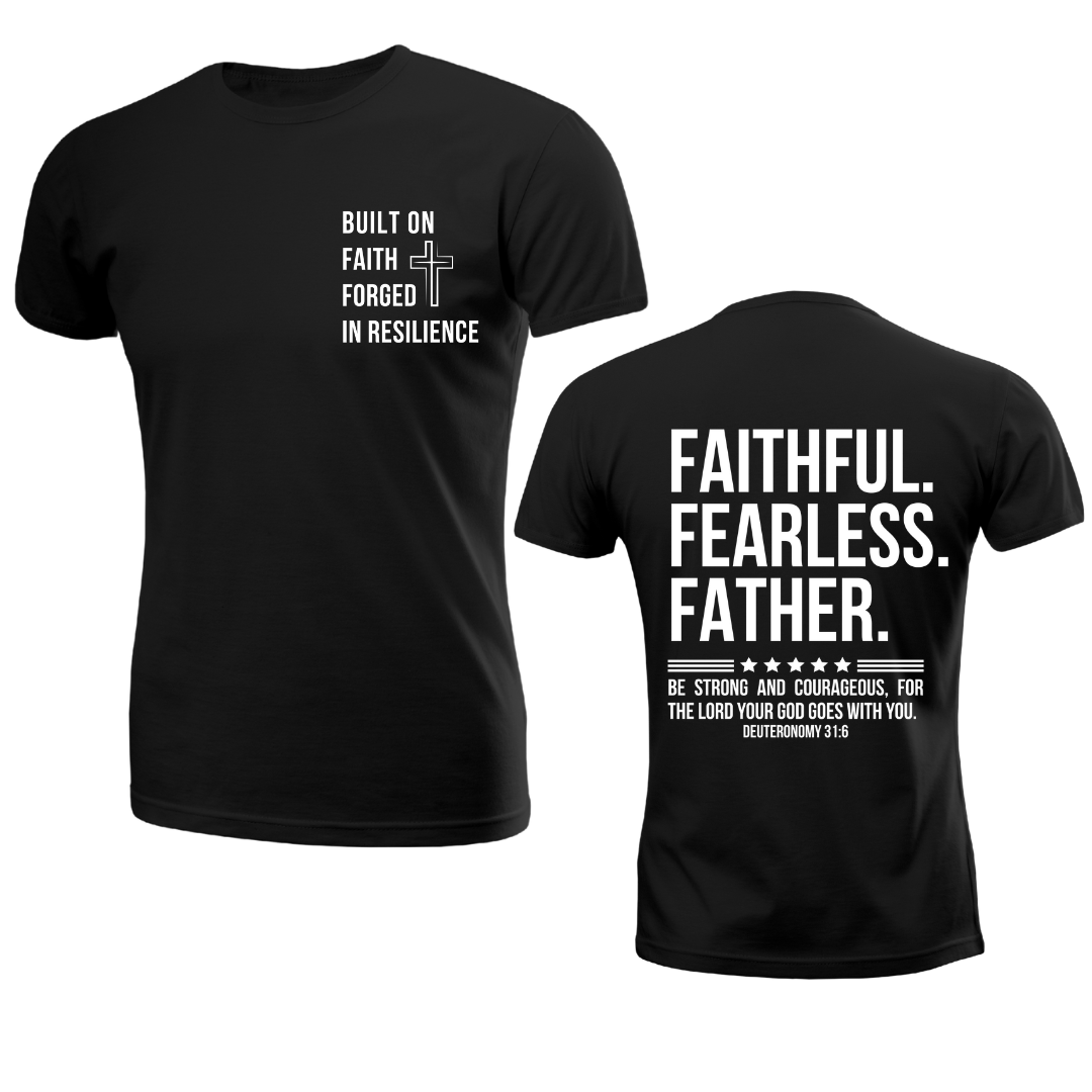 Faithful Father Tee - Black