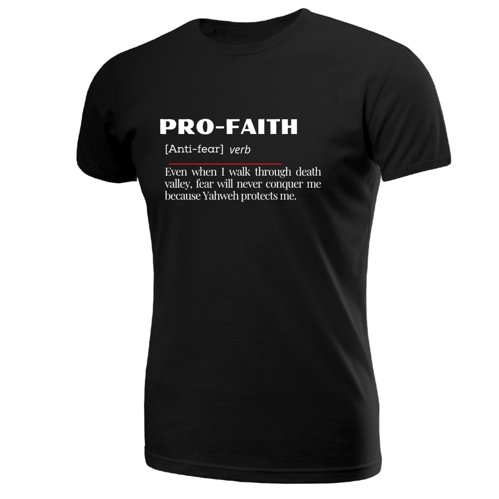 Pro-Faith Tee — Black