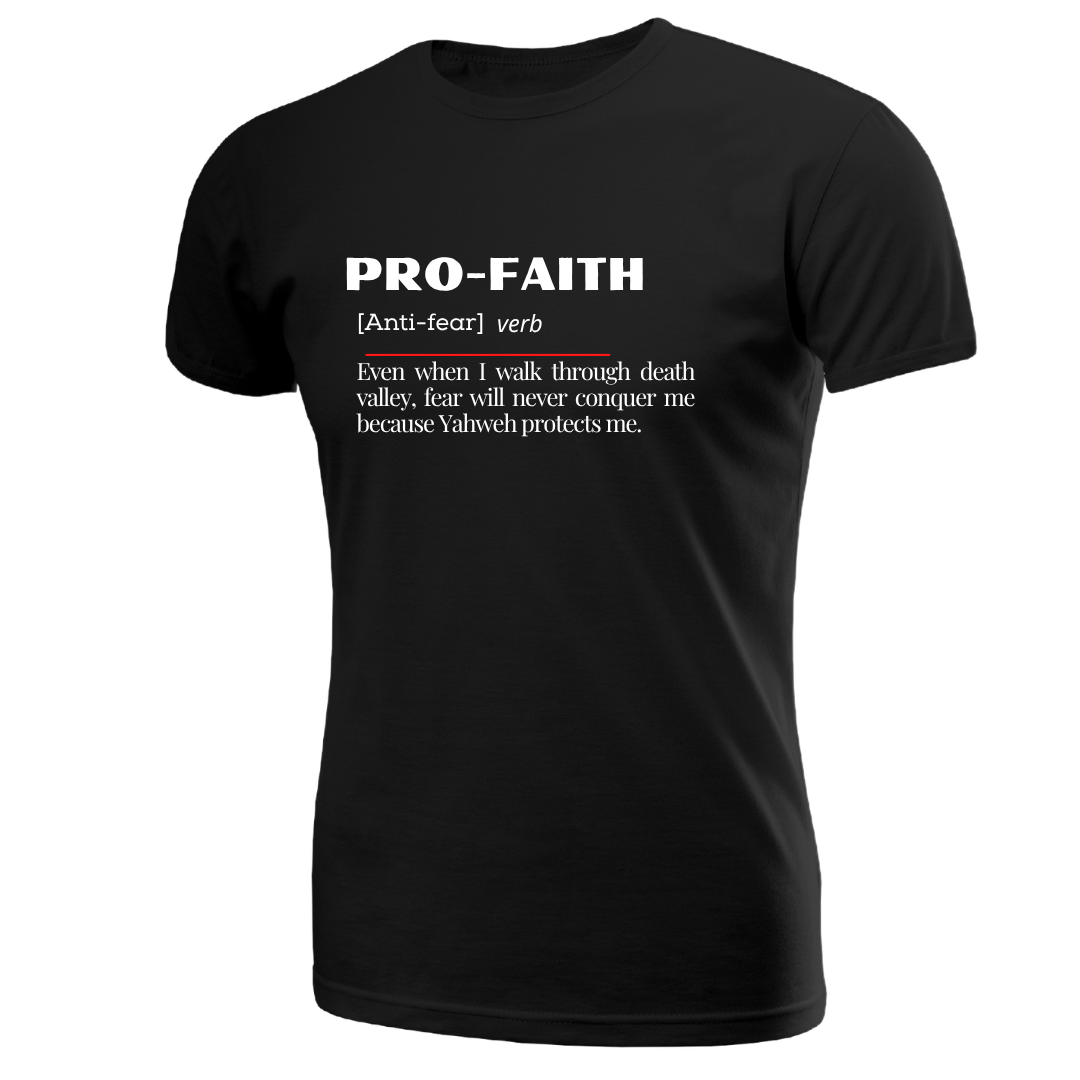 Pro-Faith Tee — Black