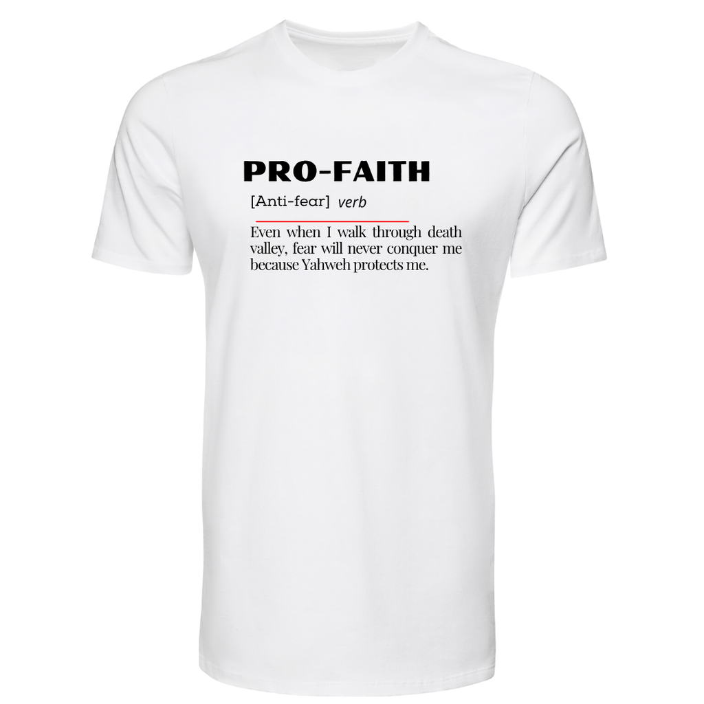 Pro-Faith Tee — White