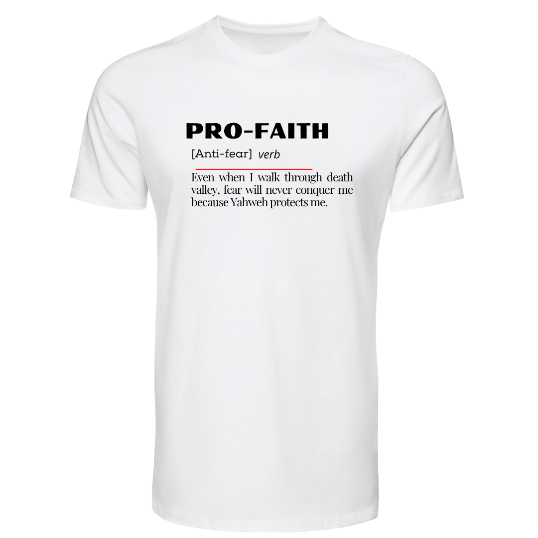 Pro-Faith Tee — White